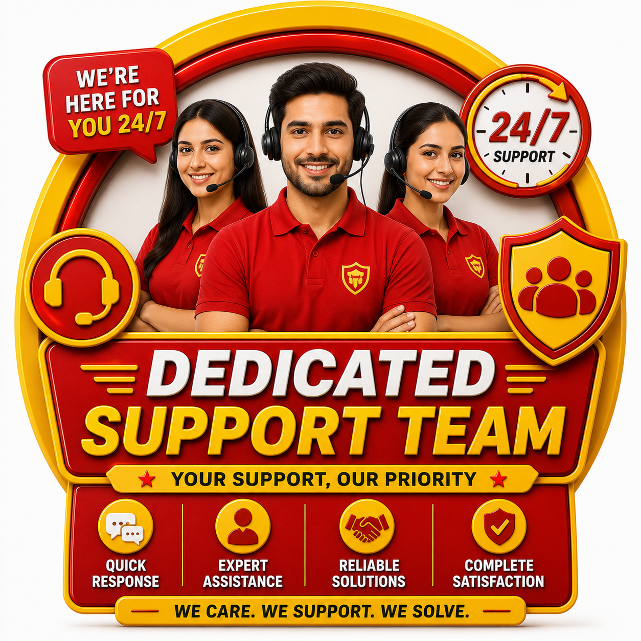 Dedicated Support Team