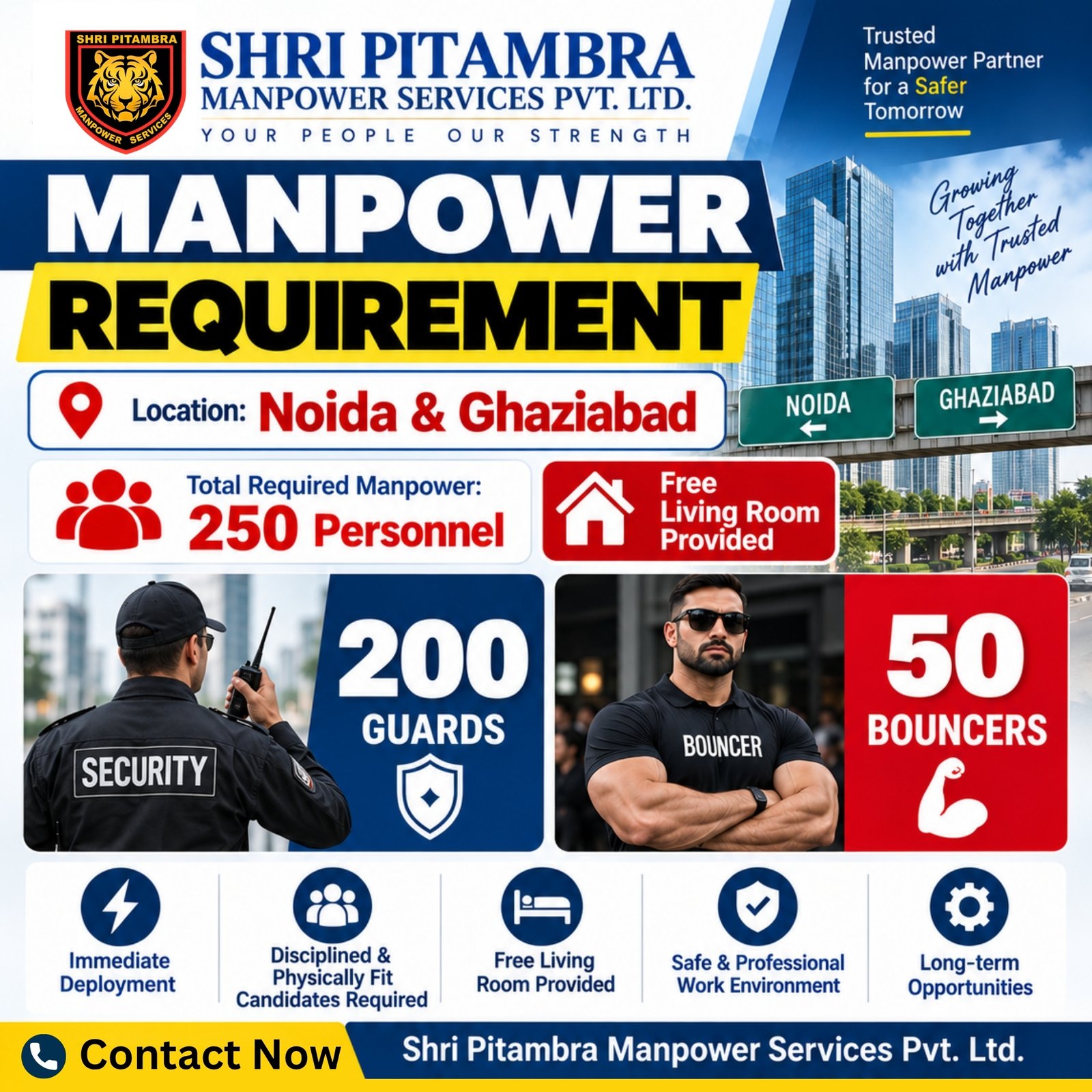 Contact Now SP Manpower Services Noida Ghaziabad